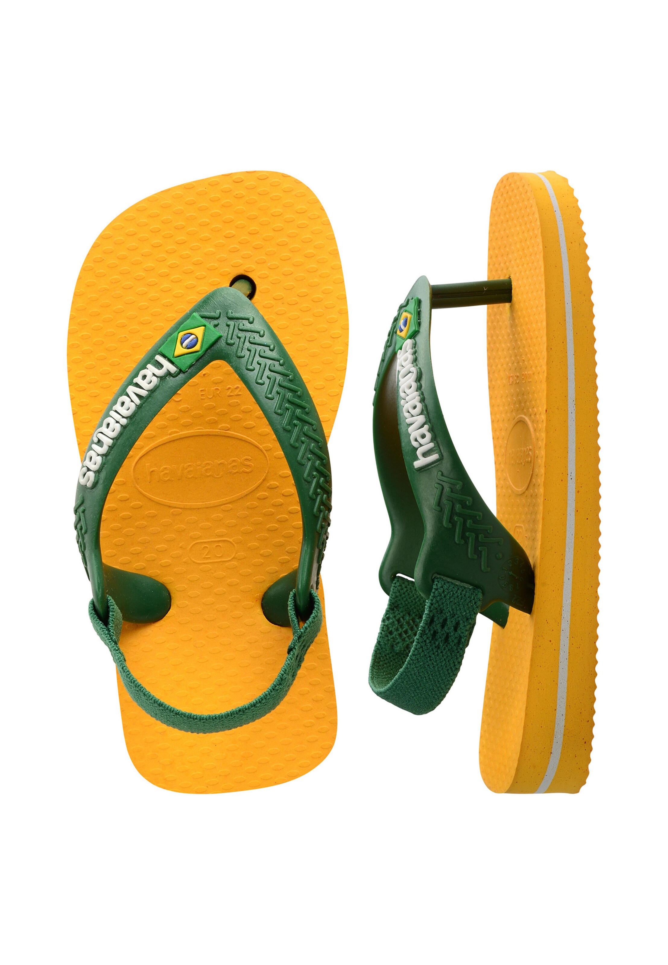 Calzatura aperta 'Brasil' di HAVAIANAS in giallo