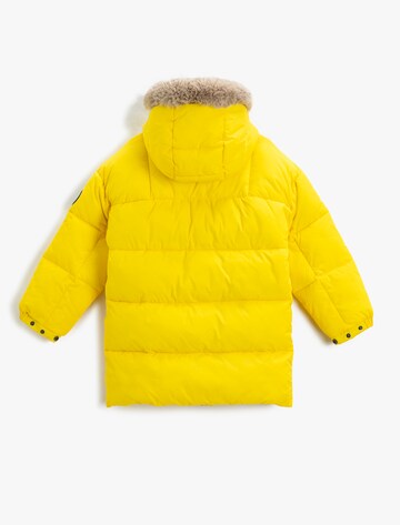 Koton Winter jacket 'Anorak' in Yellow