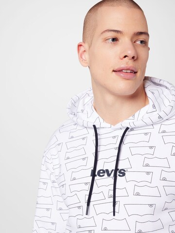 LEVI'S ® Regular fit Sweatshirt 'Relaxed Graphic Hoodie' in White