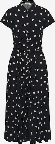 Robe-chemise 'Arjana' SOAKED IN LUXURY en noir : devant