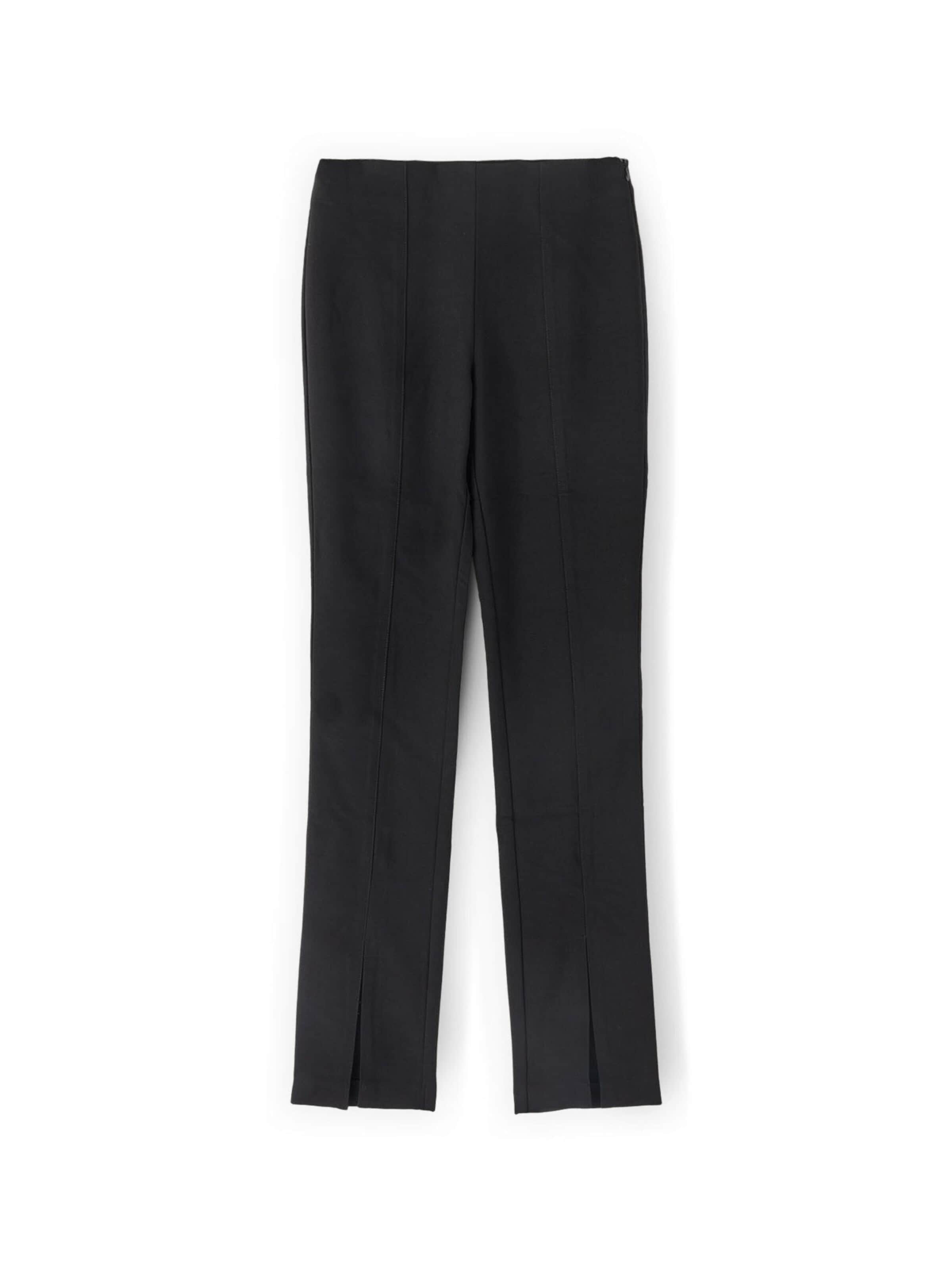 Coupe slim Pantalon MOTIVI en noir : devant