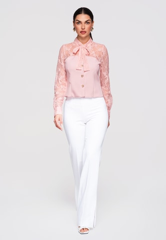 Ombre Blouse in Roze