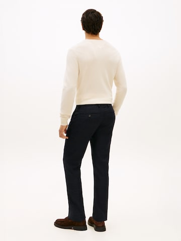 Regular Pantalon à plis 'DENTON' TOMMY HILFIGER en bleu : derrière