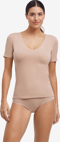 FALKE Undershirt in Beige: front