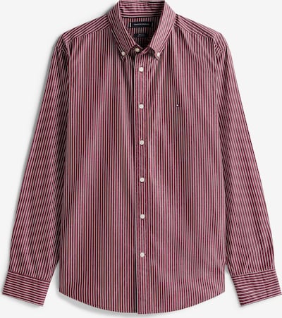 Marškiniai iš TOMMY HILFIGER, spalva – tamsiai raudona / balta, Prekių apžvalga
