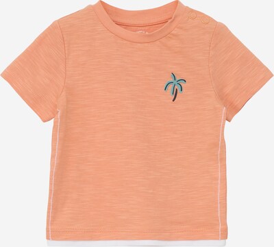s.Oliver T-Shirt in blau / orange / schwarz, Produktansicht