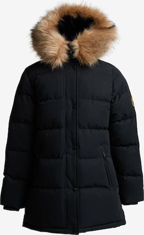 Zavetti Canada Parka 'Fiorella' in Schwarz: Vorderseite