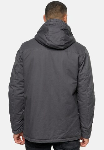INDICODE JEANS Winter Jacket ' Crossing ' in Grey