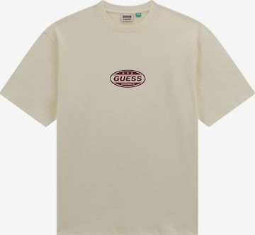 GUESS Originals Shirt 'Go Striker' in Beige: front