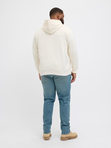 Felpa 'JORAlmeria' di Jack & Jones Plus in bianco