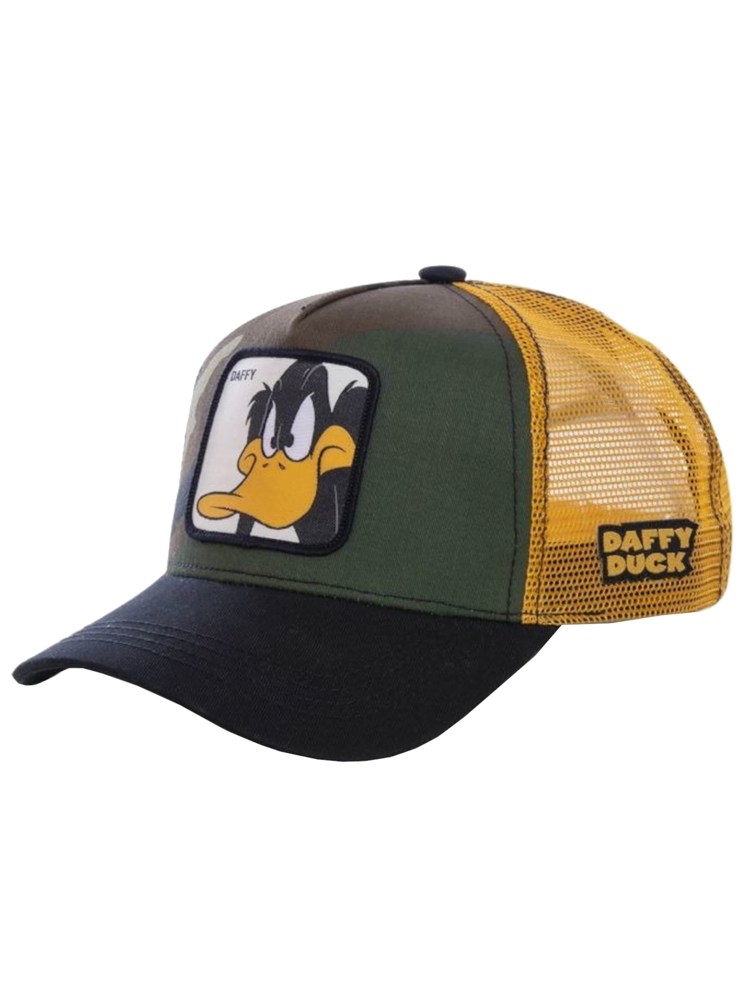 Casquette 'Looney Tunes Daffy Duck' Capslab en marron : devant