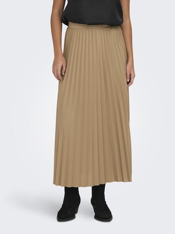 ONLY Rok in Beige: voorkant