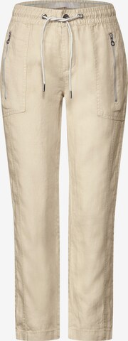 STREET ONE Tapered Hose in Beige: predná strana