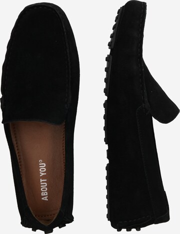 ABOUT YOU Moccasins 'Franz' in Black