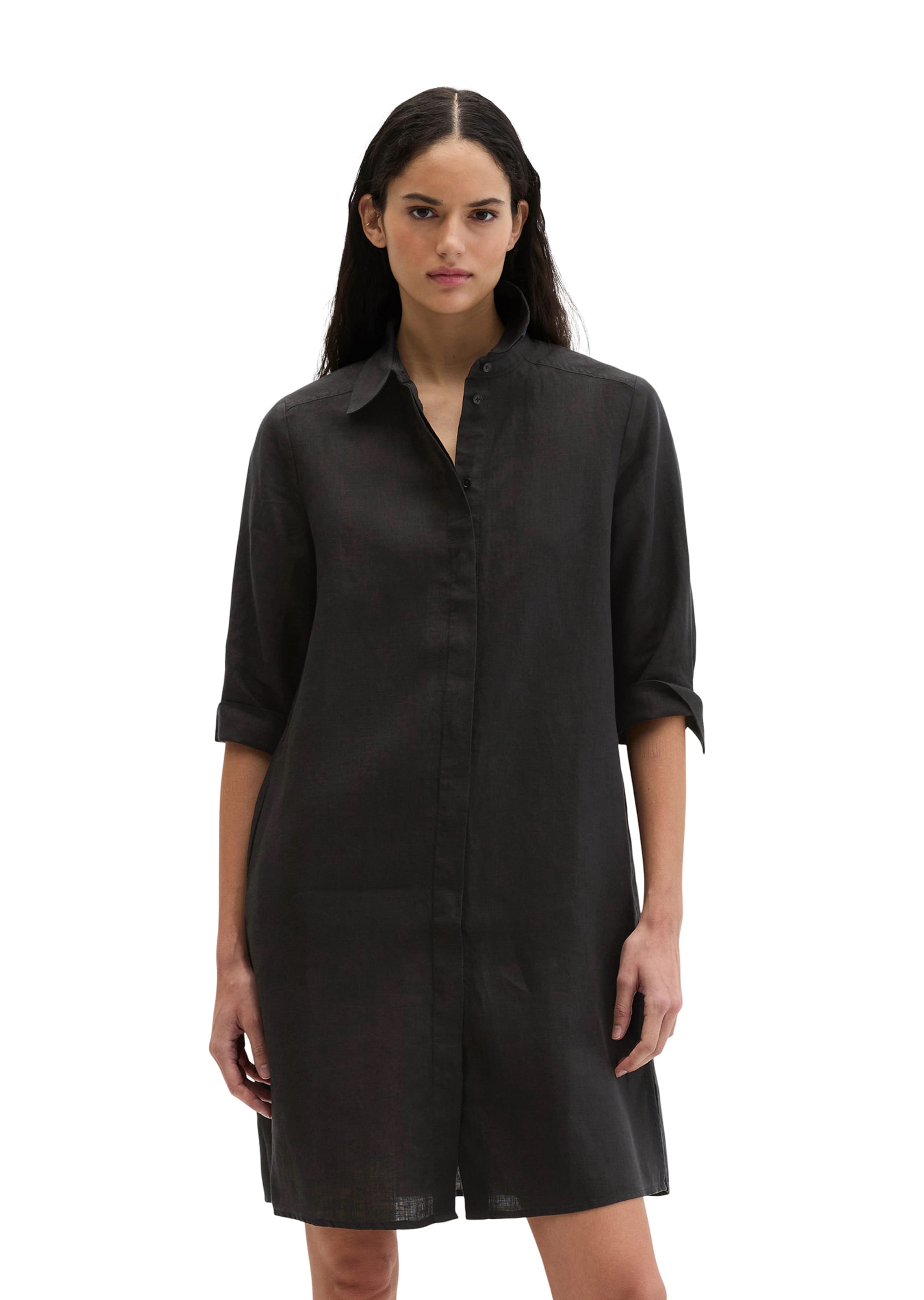 Marc O'Polo Shirt dress in Black: front