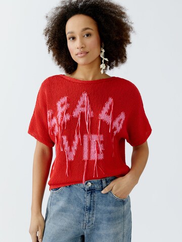 OUI Sweater in Red: front