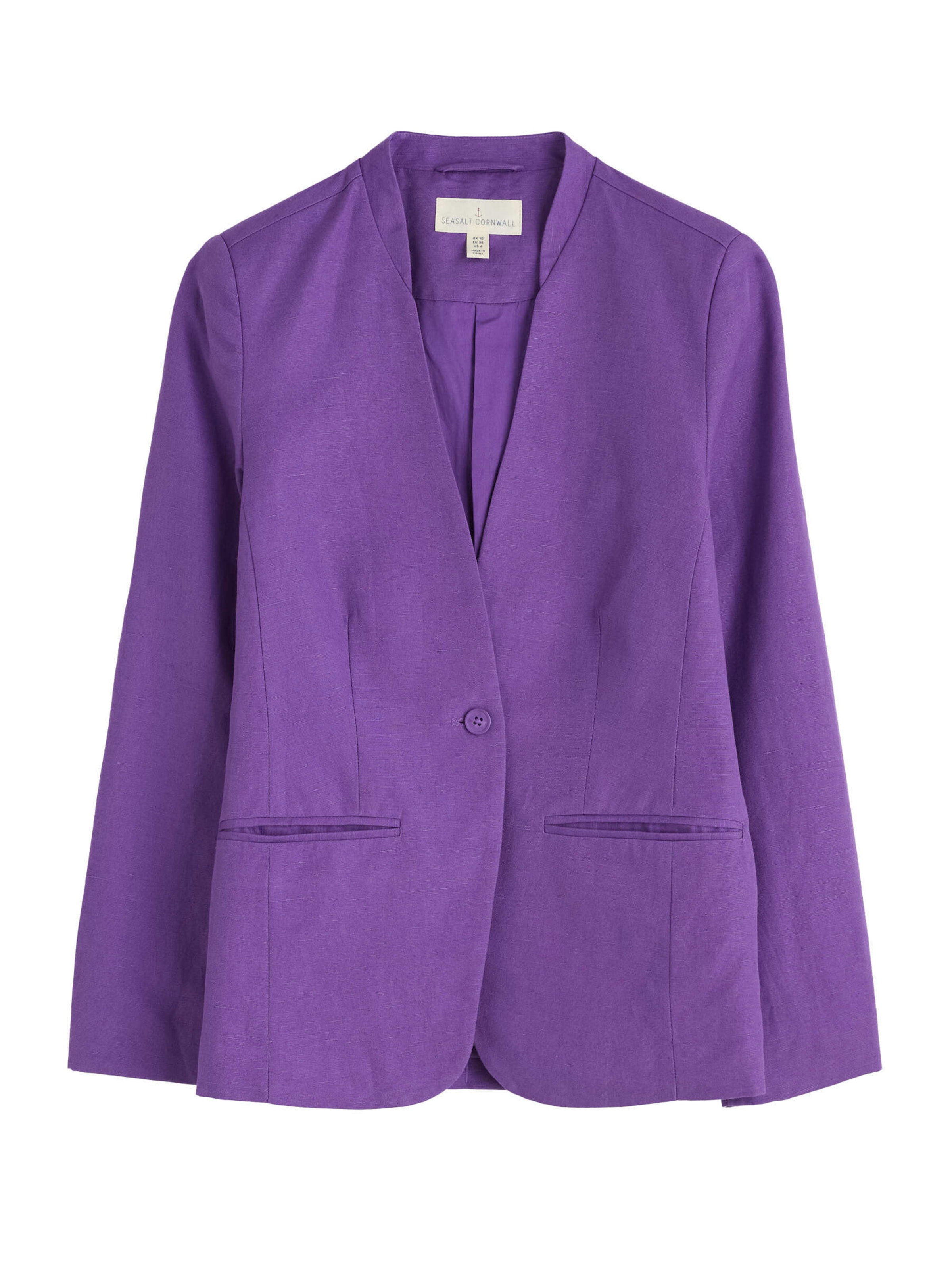 Seasalt Cornwall Blazer 'Quintet' i lilla: forside