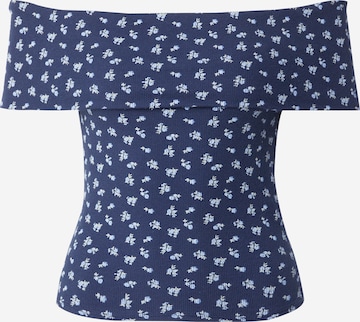 mėlyna HOLLISTER Marškinėliai: priekis