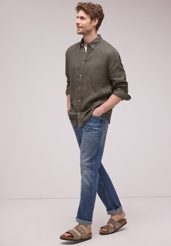 Street One MEN Regular Fit Hemd in Braun