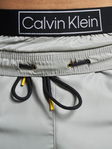 Calvin Klein Swimwear Board Shorts in Grey