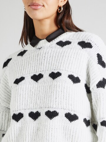PIECES Pulover 'PCNove' | bela barva