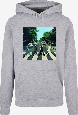 Merchcode Sweatshirt 'Beatles - Album Abbey Road' in Grijs: voorkant