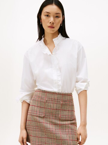 Chemisier TOMMY HILFIGER en blanc : devant