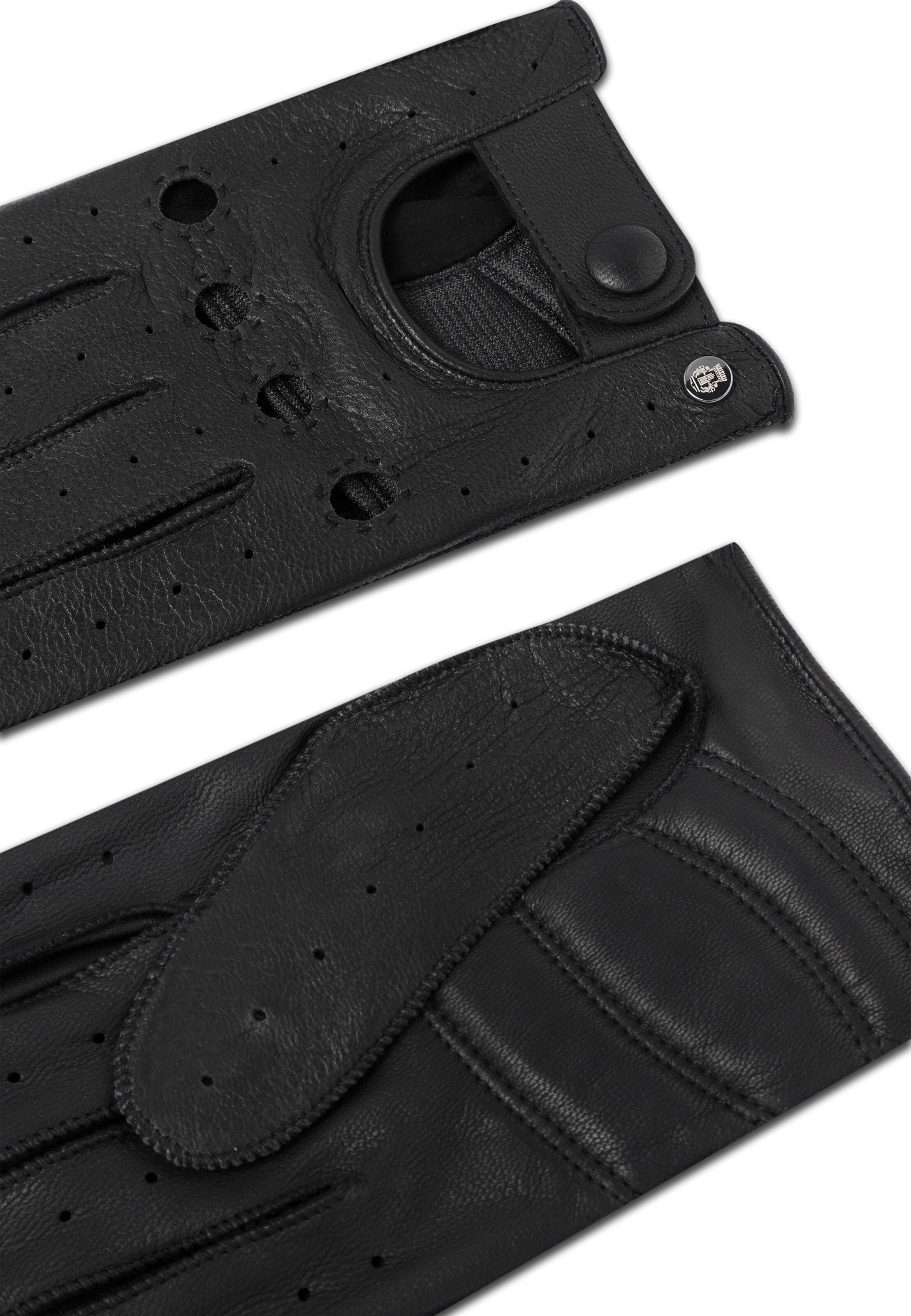 Roeckl Lederhandschuhe 'CORSICA AUTOFAHRER TOUCH' in Schwarz