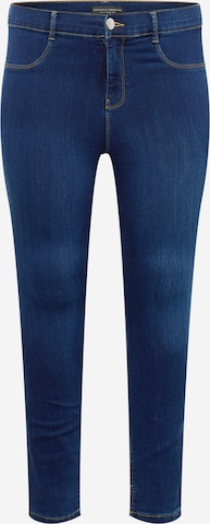 Dorothy Perkins Curve - Skinny Calças de ganga em azul: frente