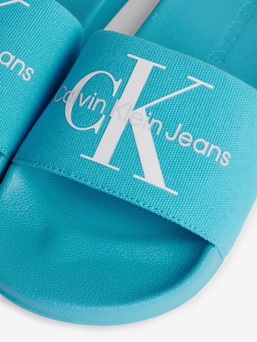 Calvin Klein Jeans Pantolette in Blau