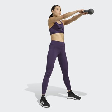 ADIDAS PERFORMANCE Skinny Sporthose 'Essentials' in Lila