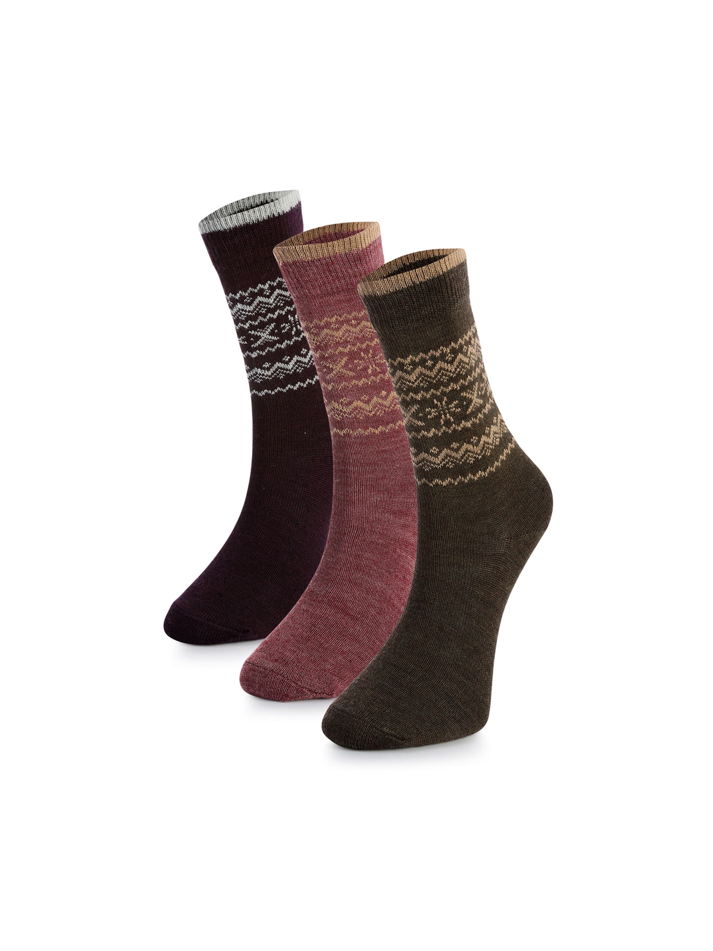 Crea Socks Sukat 'Outdoor Winter' värissä monivärinen: etupuoli