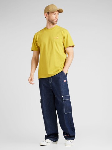 Carhartt WIP - Camiseta 'American Script' en amarillo