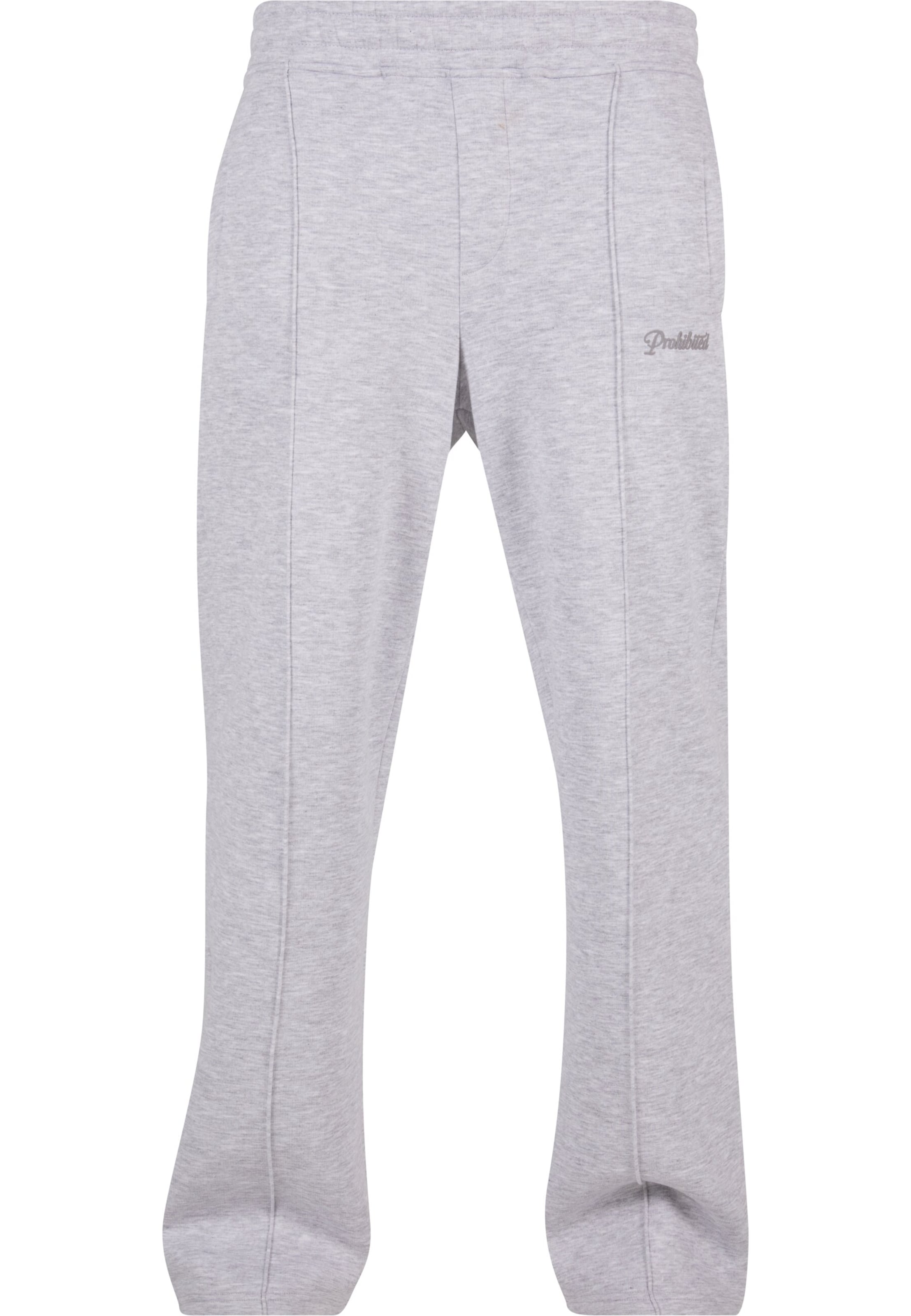 Prohibited Loosefit Broek in Grijs: voorkant