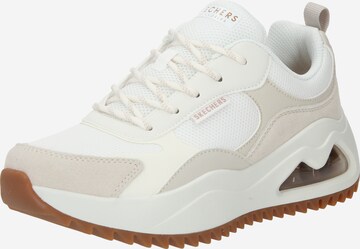 SKECHERS - Sapatilhas baixas 'UNO PEAKS' em branco: frente