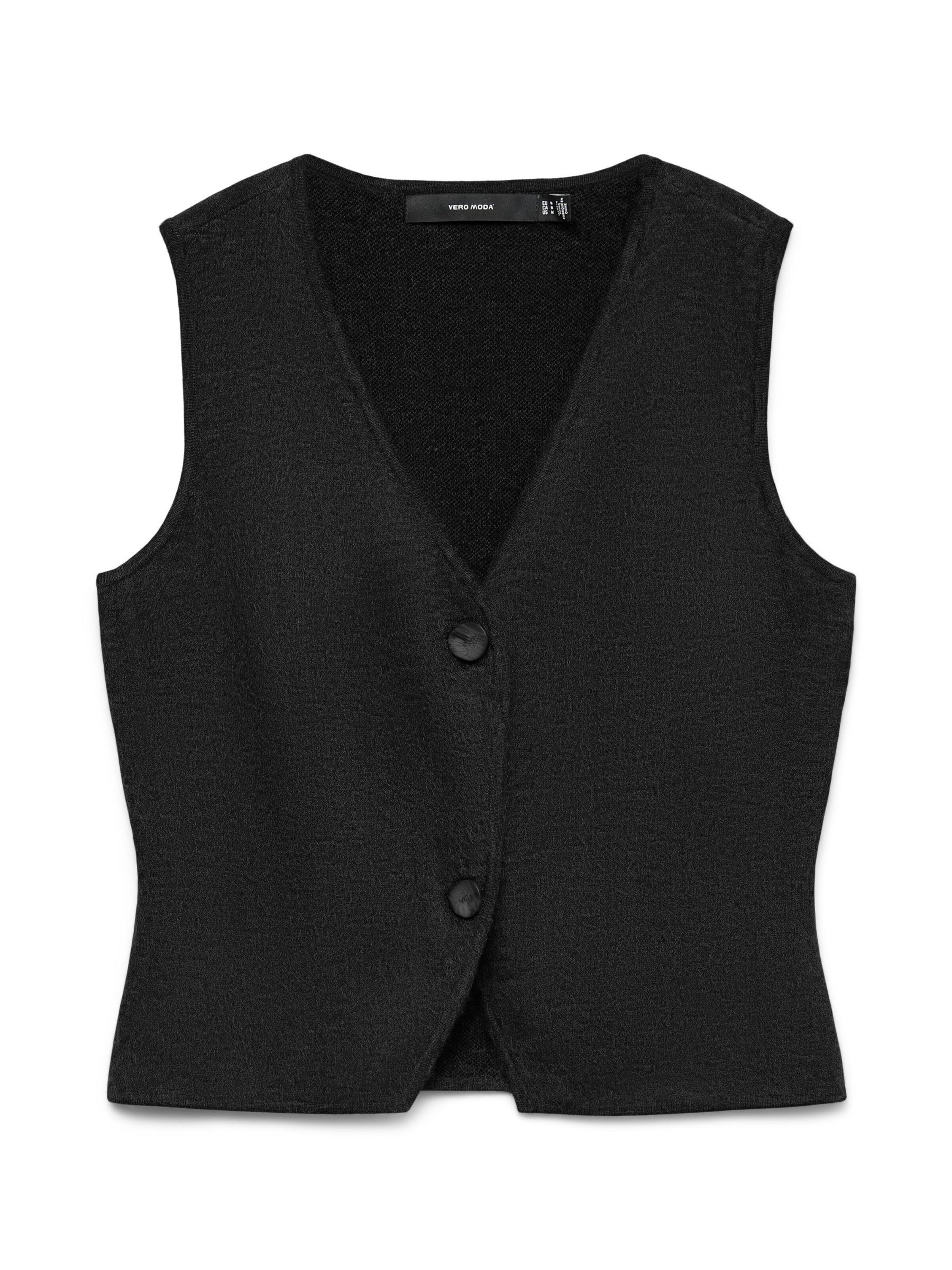 Cardigan 'VMBRISA' VERO MODA en noir : devant