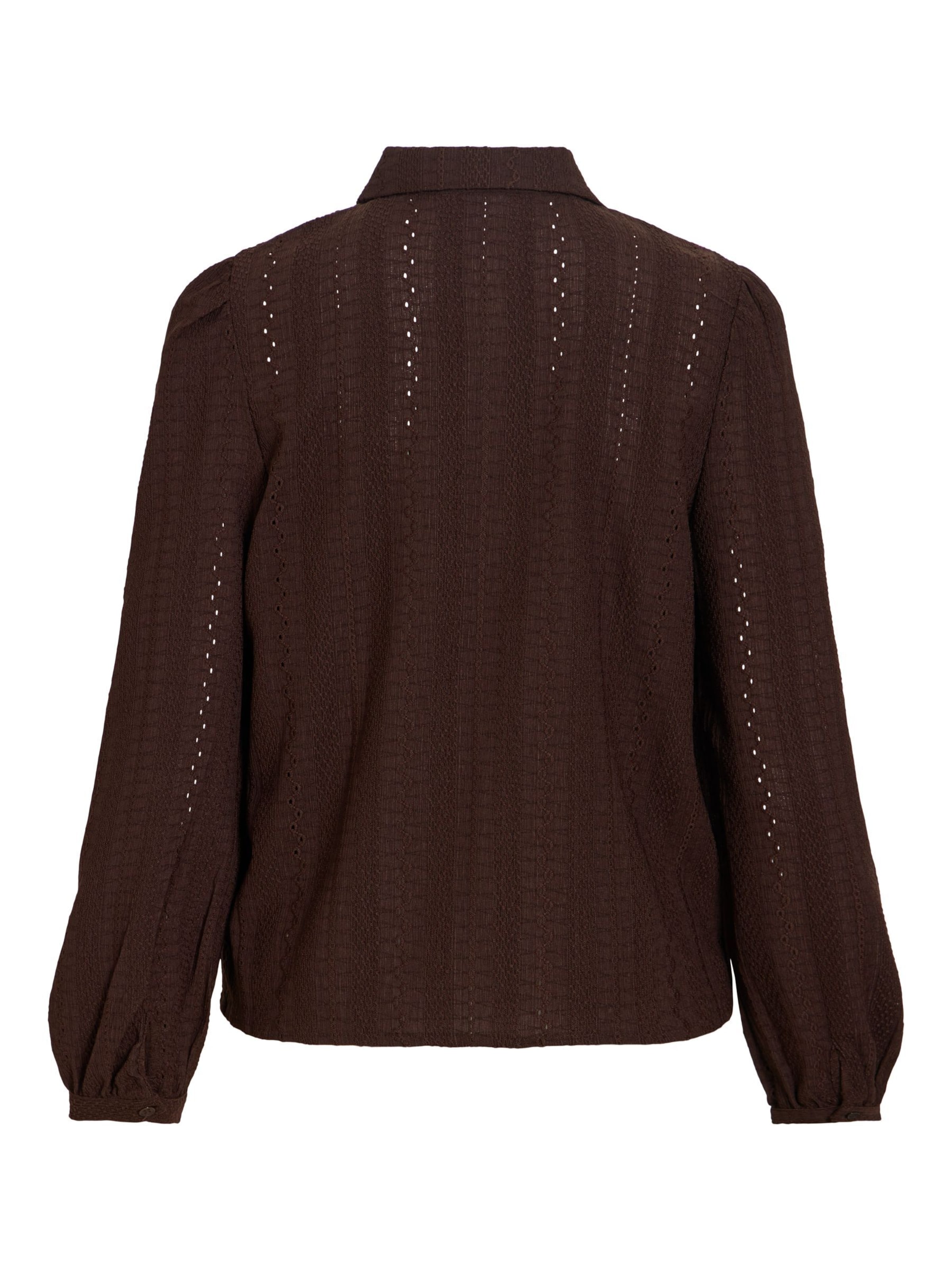 VILA Blouse 'VIZania' in Brown