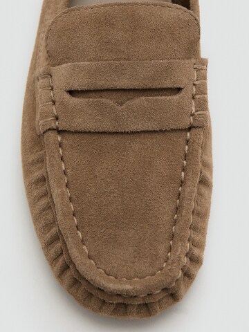MANGO Mokasini 'Iso1' | rjava barva