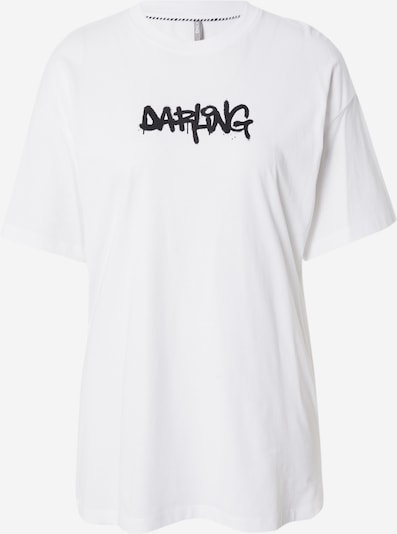 ONLY T-shirt 'JOSIE' en noir / blanc, Vue avec produit