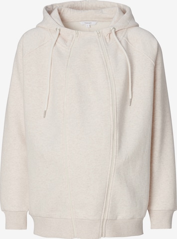 Noppies Zip-Up Hoodie 'Romee' in Beige: front