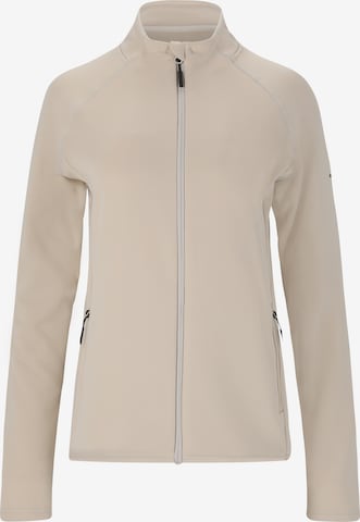 ENDURANCE Functionele fleece jas 'Almaty' in Beige: voorkant