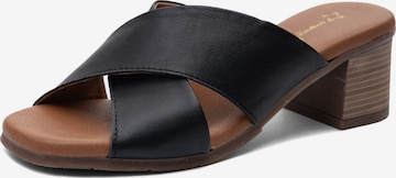 Maciejka Pantolette in Schwarz: Vorderseite