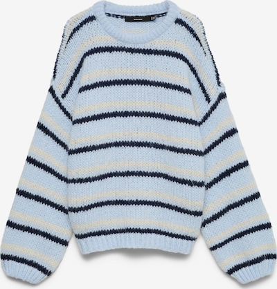 VERO MODA Neulepaita 'VMMAYBE' koossa XS värissä kerma / vaaleansininen / tummansininen, Tuotenäkymä