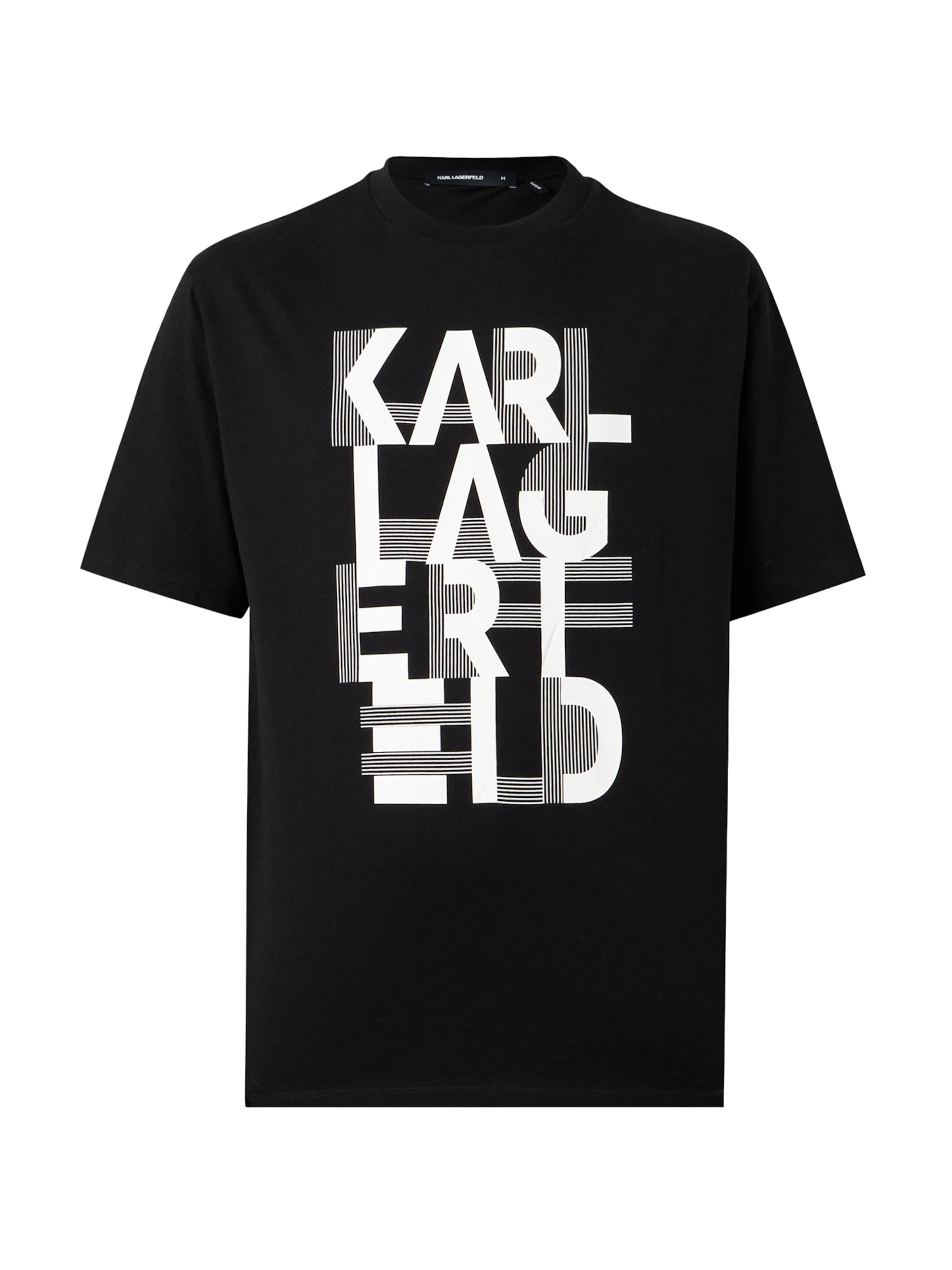 Karl Lagerfeld Tričko - Čierna: predná strana