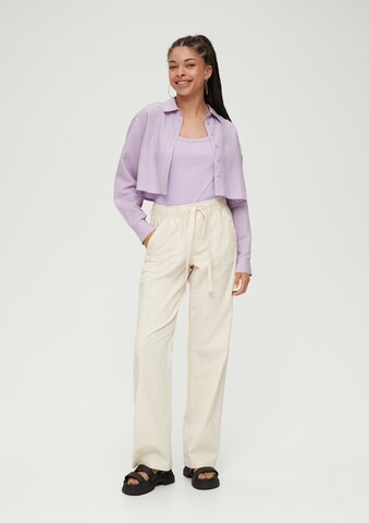 QS Loose fit Trousers in Beige