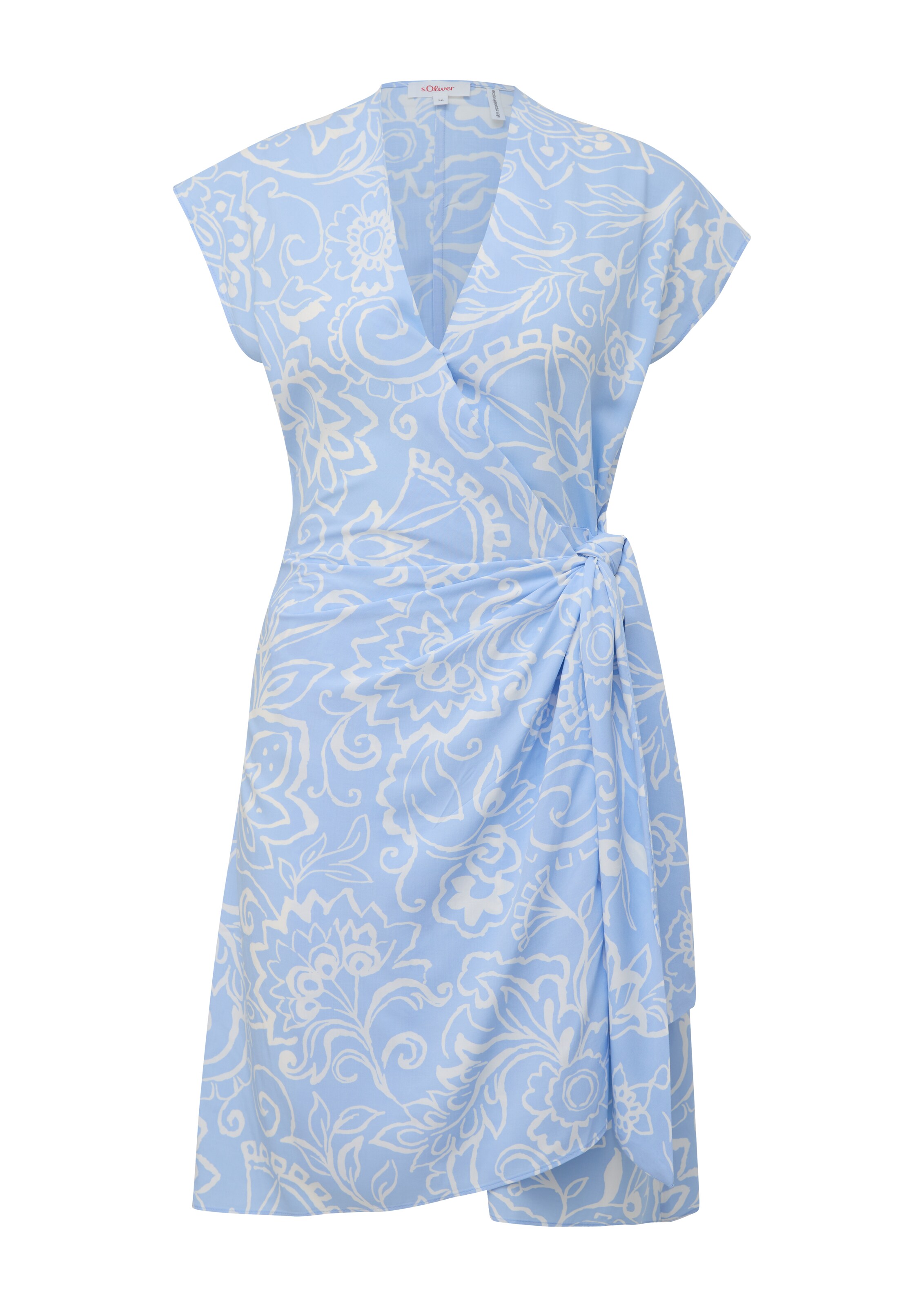 s.Oliver Jurk in Blauw: voorkant