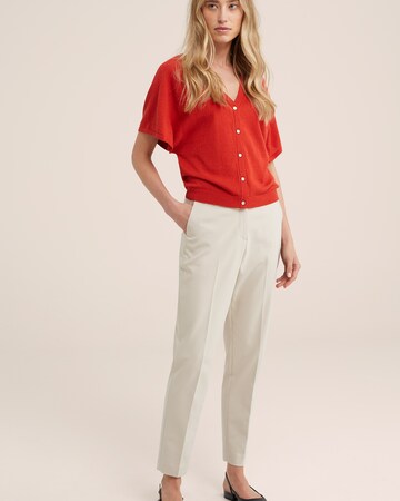 WE Fashion Strickjacke in Rot