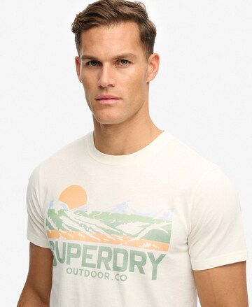 T-Shirt Superdry & Co en blanc