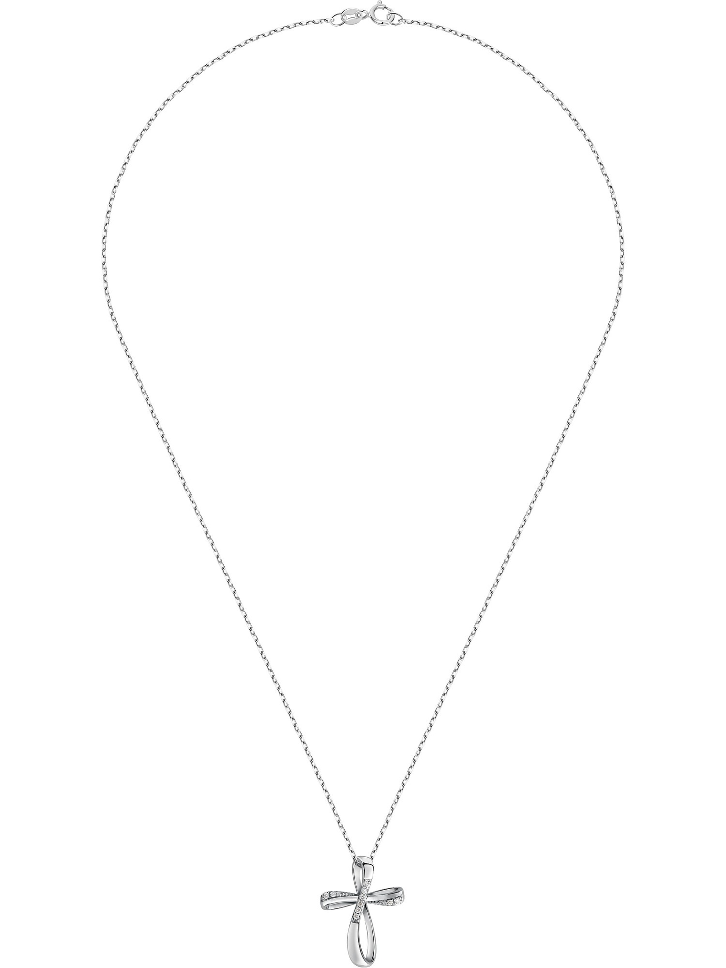 CHRIST Necklace in Silver / Transparent, Item view