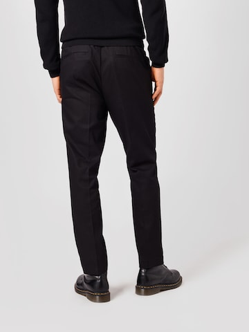 BURTON MENSWEAR LONDON Regular Bukse med press i svart